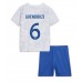 Frankrike Matteo Guendouzi #6 Barnkläder Borta matchtröja till baby VM 2022 Kortärmad (+ Korta byxor) Billigt